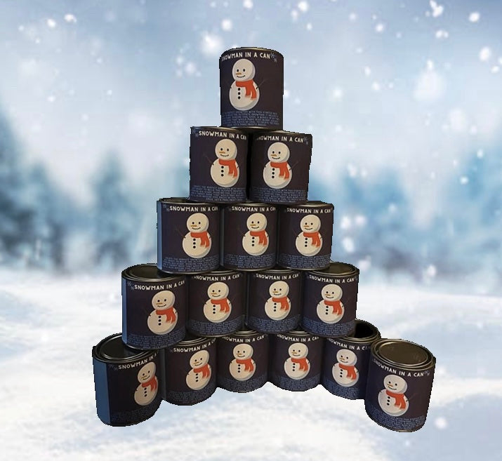 Magic Snowman in a Can