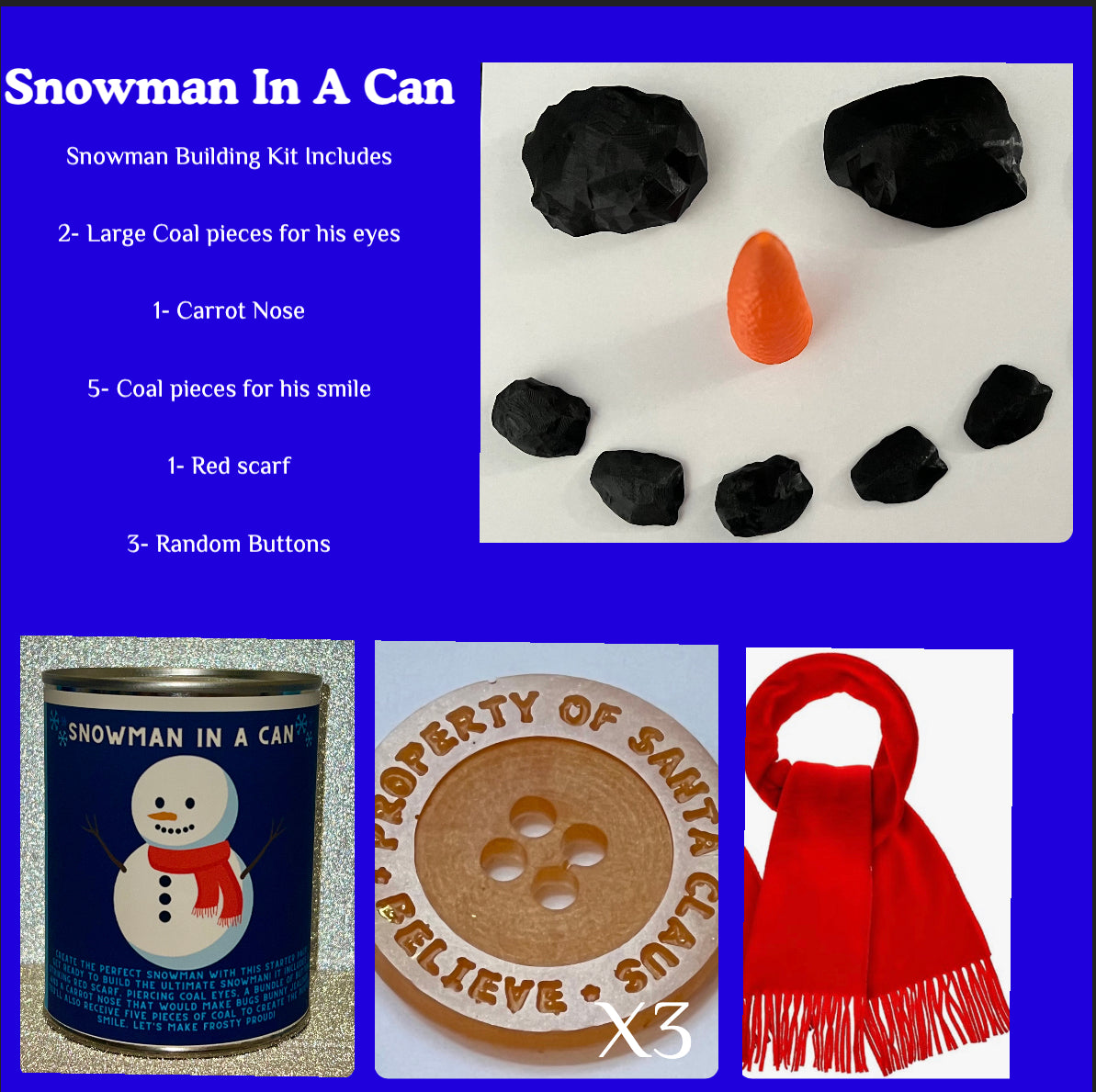 Magic Snowman in a Can