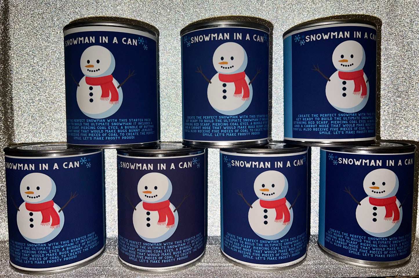 Magic Snowman in a Can