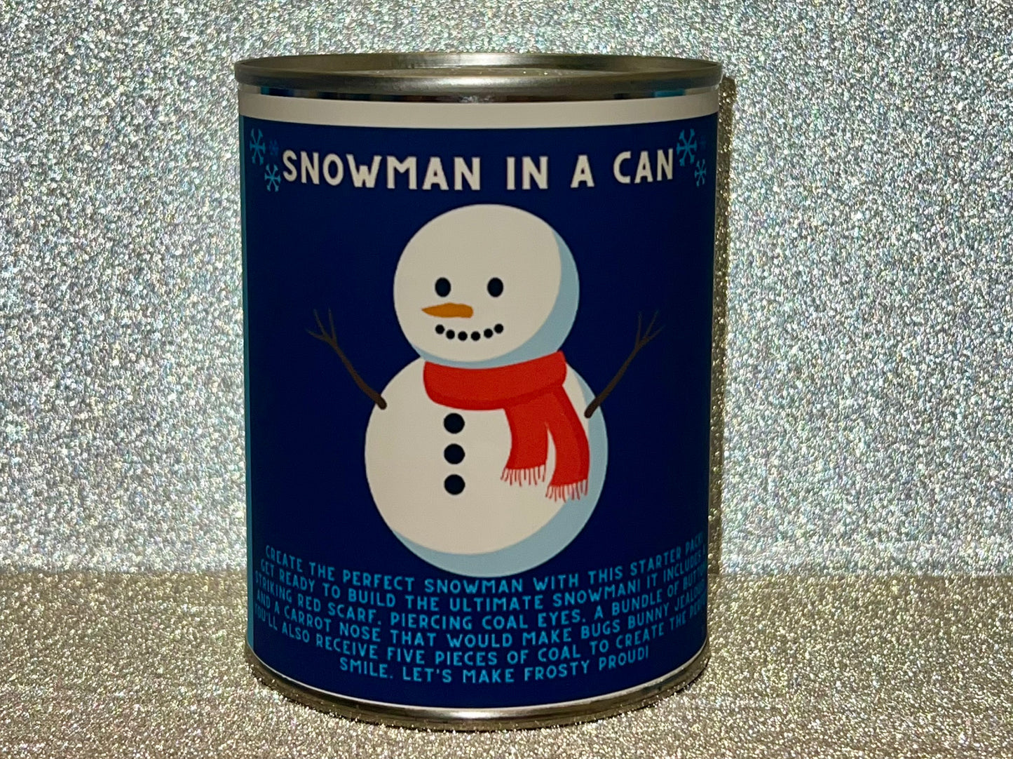 Magic Snowman in a Can